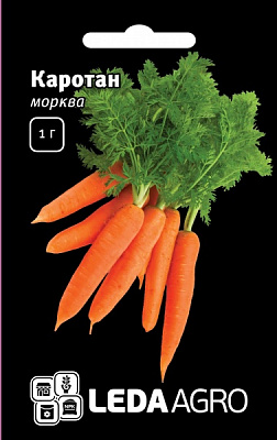 Насіння LedaAgro морква Каротан F1 1г (4820119796627)