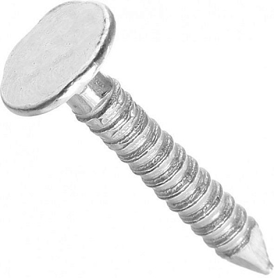 Гвозди кровельные 3.1x20 мм вес белый цинк