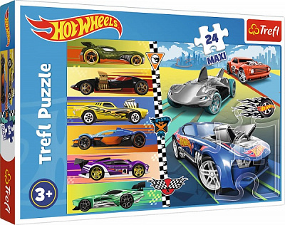 Пазлы Trefl 24 MAXI Hot Wheels 14362