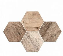 Плитка Stargres Timber Heksagony mozaika 28,3x40,8 