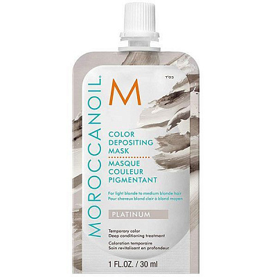 Маска для волос Moroccanoil Color Depositing Платинум 30 мл