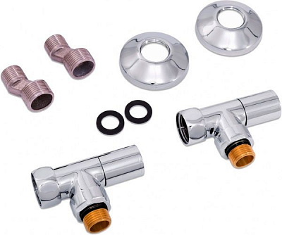 Комплект кранов Laris 1 / 2x3 / 4 + эксцентрики (LX-8202)