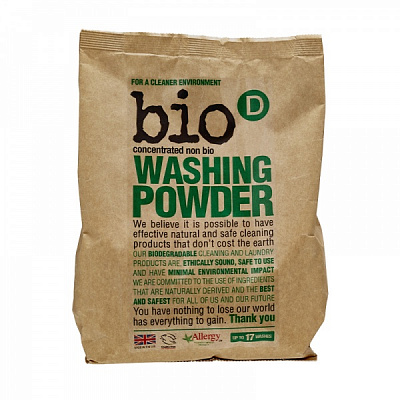 Порошок для машинной и ручной стирки Bio-D Washing Powder экологический 1 кг 