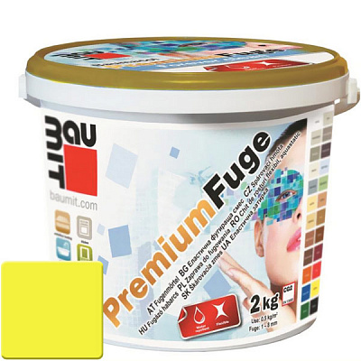 Затирка Баумакол Інтенсив жовта 2 кг