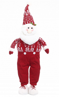 Декорация новогодняя текстильная 20x61 см красно-белый 2 ассортимента AJD422307AB