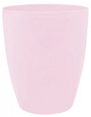 Кашпо пластиковое Алеана Орео круглый 2,3л светло-розовый (115056) 