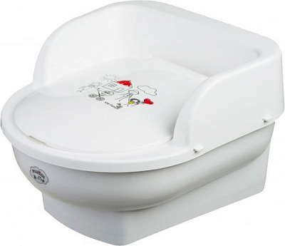 Горшок Maltex Трон Family 5849 белый