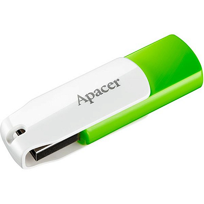 Флеш-пам'ять USB Apacer AH335 16 ГБ USB 2.0 green/white (AP16GAH335G-1)