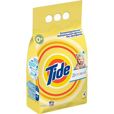 Стиральный порошок для машинной стирки Tide Детский Автомат 2,4 кг