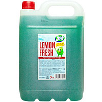Средство для мытья посуды Lemon Fresh Зеленый 5 л