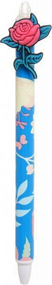 Ручка масляная Роза бирюзовая 