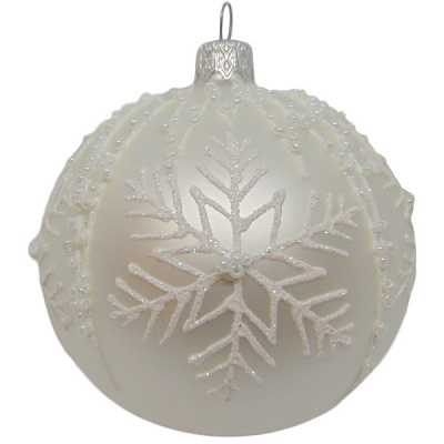 Шар новогодний d80 одуванчик 9548/4647/4 