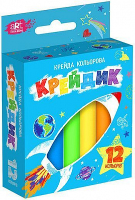 Набор мелков Nota Bene ART Крейдик тонкий 12 цветов (36)