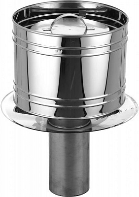 Искрогаситель дымоходный 1 мм нерж Ф120 мм LIRA-LTD 