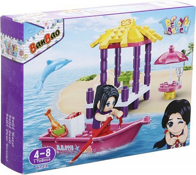 Конструктор BanBao Пляж Човник