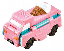 Іграшка-трансформер Transracers 2-в-1 Автомобіль з морозивом & міні-фургон YW463875-18