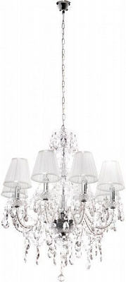 Люстра підвісна Геотон НСБ 01-8х60-911 Акрил 2-8 8xE14 прозорий 43586