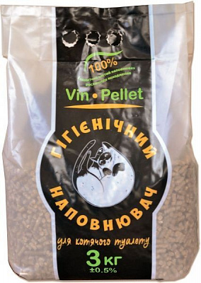 Наповнювач для котячого туалету Vin•Pellet 3 кг (108P4.P00)