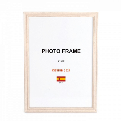 Рамка для фото 1 фото 21х30 см бежевый 