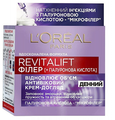 Крем дневной L'Oreal Paris Revitalift Филлер [HA] с гиалуроновой кислотой Восстановитель объема 50 мл