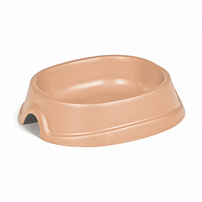 Миска Природа Модерн №2 0,6 л розовато-бежевая