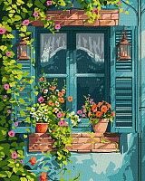 Картина за номерами Будинок у саду ©art_selena_ua Ideyka
