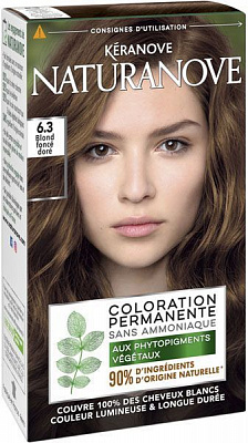 Краска для волос Eugene Perma Keranove Naturanove 6.3 темный блондин золотистый 145 мл