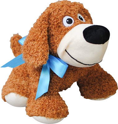 Мягкая игрушка Stip Щенок Тимка 30 см коричневый