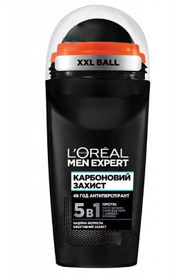 Антиперспирант для мужчин L'Oreal Paris Men Expert Карбоновая защита (шариковый) 50 мл