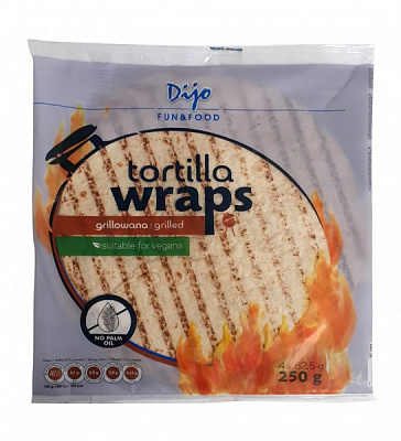 Тортилья DIJO Пшеничная гриль 250 г х 4 шт.