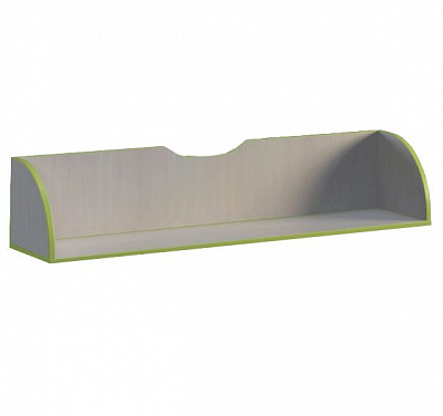 Полка навесная Феникс Маттео 110х25х30 см Дуб молочный