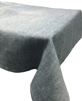 Скатерть Молли 140x220 см бирюзовый Галерея льна 