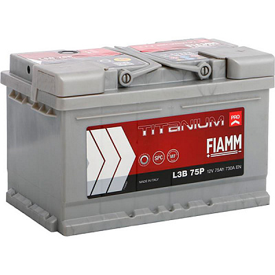 Аккумулятор автомобильный Fiamm Titanium PRO L3B 75P 75А 12 B «+» справа