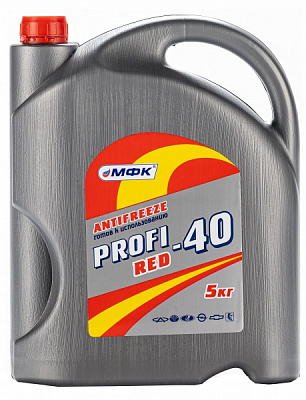 Антифриз MFC PROFI-40 від -30 до +40 5л червоний