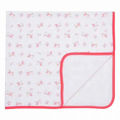 Плед Little Bear pink 80x90 см рожевий