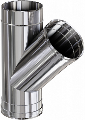 Тройник моно 1 мм нерж Ф150 мм 45° Versia-Lux