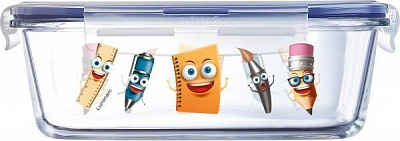 Контейнер для харчових продуктів з кришкою Pure Box Active Stationery 820 мл (Q0412) Luminarc