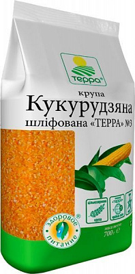 Крупа кукурузная Терра шлифованная №3 700 г 