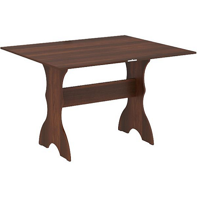 Стіл обідній розкладний горіх