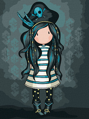 Картина по номерам Black Pearl Santoro Gorjuss Collection 30х40 см Ideyka