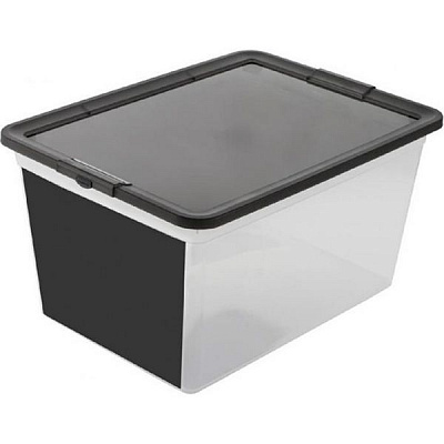 Контейнер BranQ X-Box 485x360x250 мм прозрачный/черный