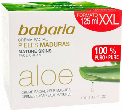 Крем для обличчя день-ніч Babaria Aloe 125 мл
