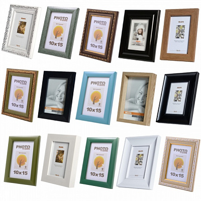 Рамка для фото Velista Промо-мікс, колір в асортименті 10x15 см