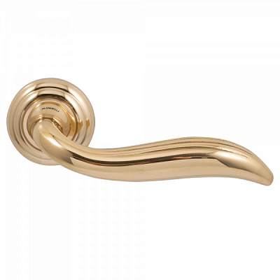 Ручка на розетке Mandelli Plisse полированная латунь