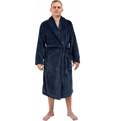 Халат мужской Roksana 1202/90055 р. M темно-синий 