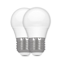 Лампа світлодіодна ULLATUS 640 Lm 2 шт./уп. 8 Вт G45 E27 220 В 4500 К