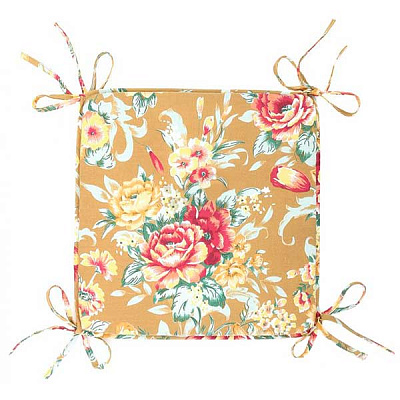 Подушка на стул Simple flowers 35x35x2