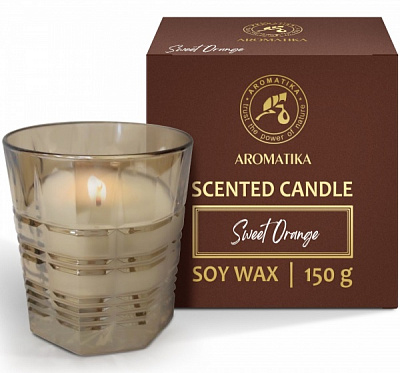 Свеча ароматическая Сладкий апельсин (Sweet Orange) 150 г 