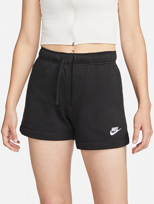 Шорты Nike W NSW CLUB FLC MR SHORT DQ5802-010 р. S черный