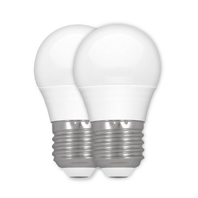 Лампа світлодіодна ULLATUS 640 Lm 2 шт./уп. 8 Вт G45 E27 220 В 4500 К